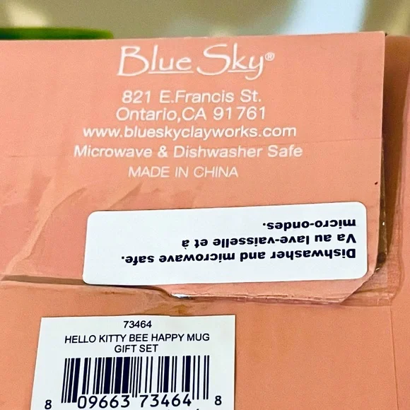 Hello Kitty Bee 🐝 Happy Mug Set - Picture 6 of 11